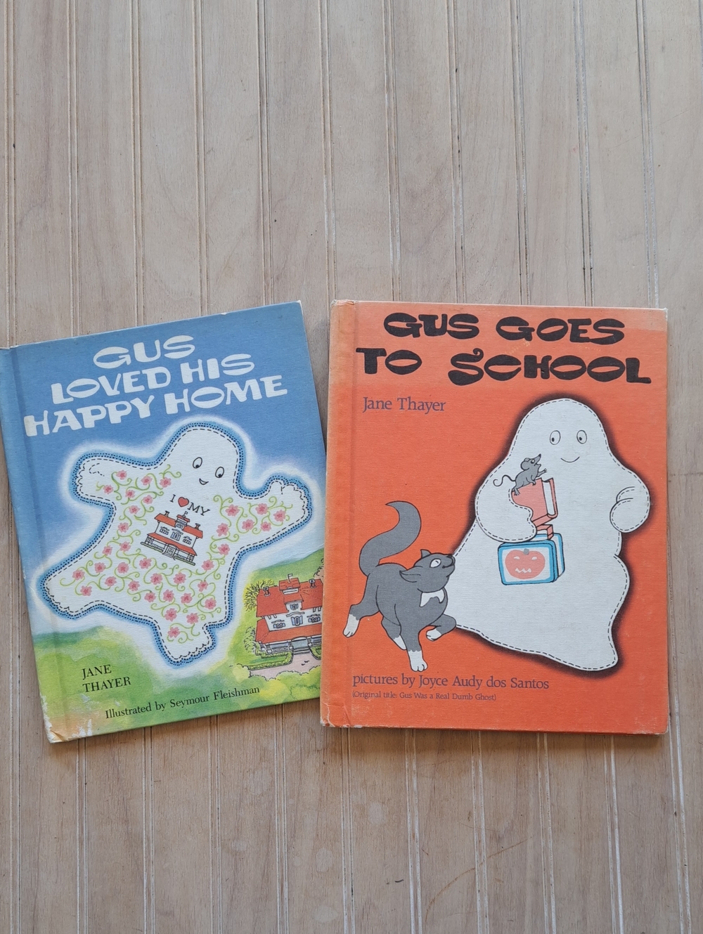 Vintage Jane Thayer Gus Children’s Hardcover Books Lot of 2 Ghost Stories